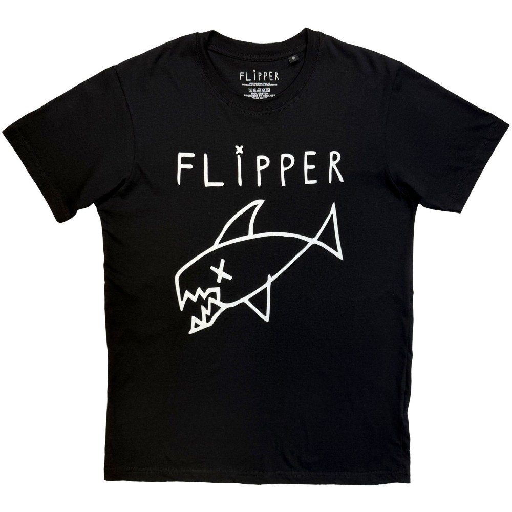 Flipper - Long Fish Tshirt Homme - Noir